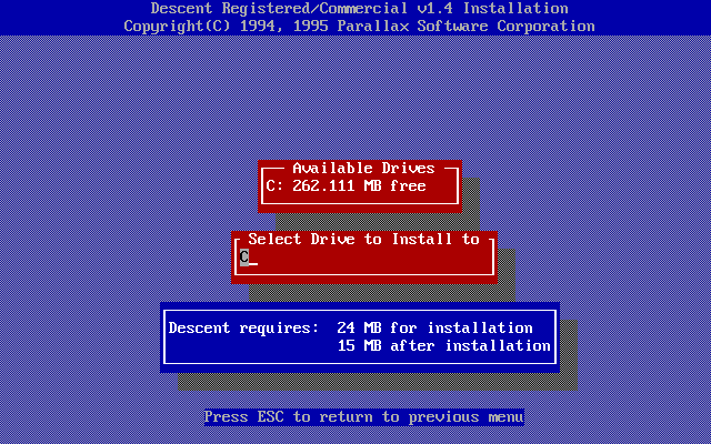 Descent with DosBox Installation