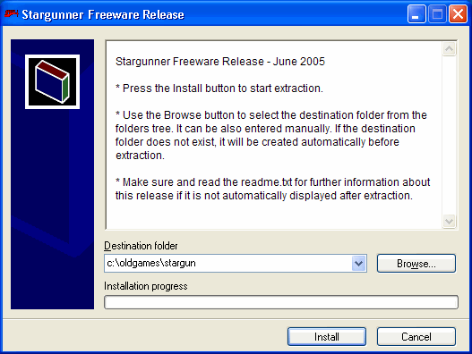 Stargunner Freeware Installer