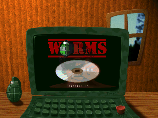 Worms United under DOSBox