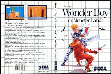 Wonder Boy in Monster Land European Case
