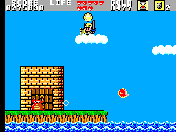 Wonder Boy In Monster Land Round 7