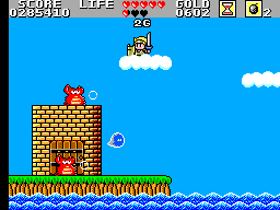 Wonder Boy In Monster Land Round 7