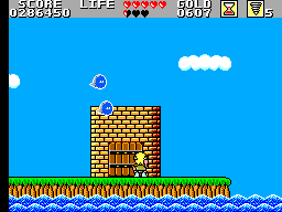 Wonder Boy In Monster Land Round 7