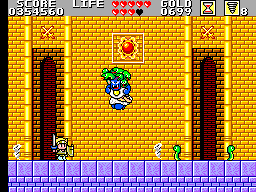 Wonder Boy In Monster Land Round 8