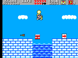 Wonder Boy In Monster Land Round 9