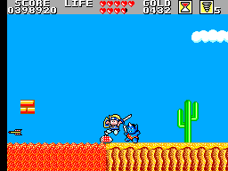 Wonder Boy In Monster Land Round 9