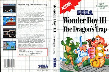 Wonder Boy III: The Dragon's Trap European Case