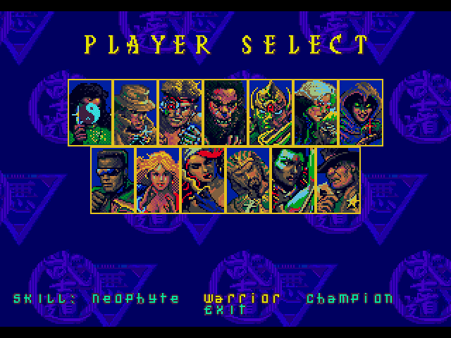 Character Select (Initial)