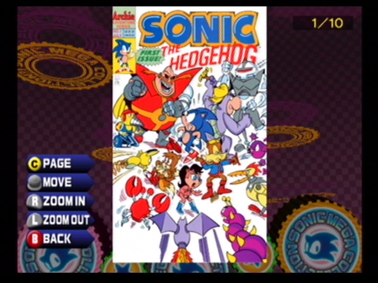 Sonic Mega Collection Comics