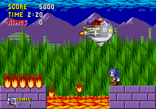 Robotnik in Marble Zone