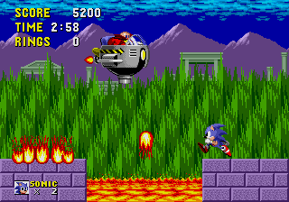 Robotnik in Marble Zone