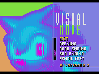 Sonic CD Visual Mode