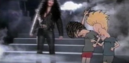 Beavis And Butt-head with Cher