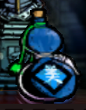 Large Blue Bottle of Juice