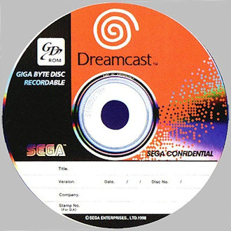 Recordable Dreamcast Disc