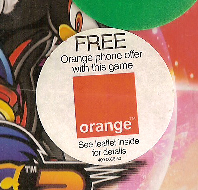 Sonic Adventure 2 Orange Mobile Phone Offer