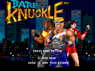 Bare Knuckle (Streets of Rage) (Mega Drive/Genesis)