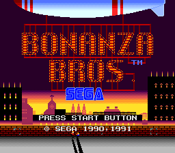 Bonanza Bros (Mega Drive/Genesis)