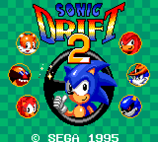 Sonic Drift Racing (Sonic Drift 2)(Game Gear)