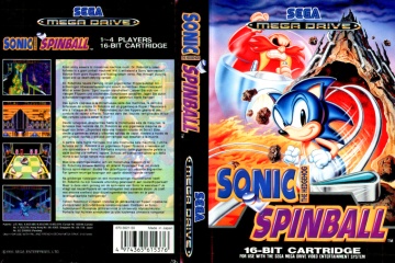 Sonic Spinball Case (European)