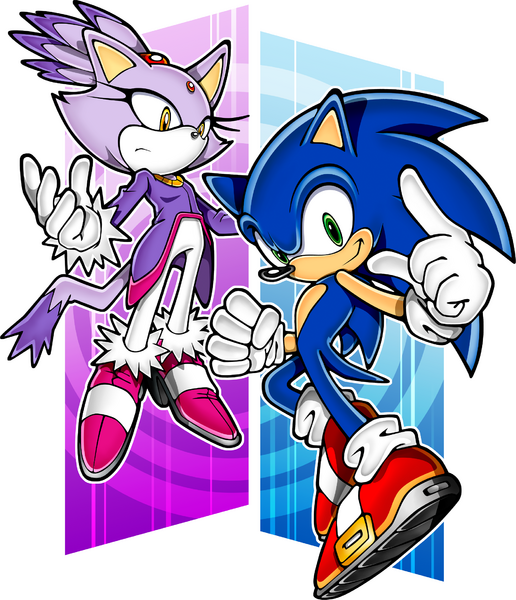 Sonic and Blaze