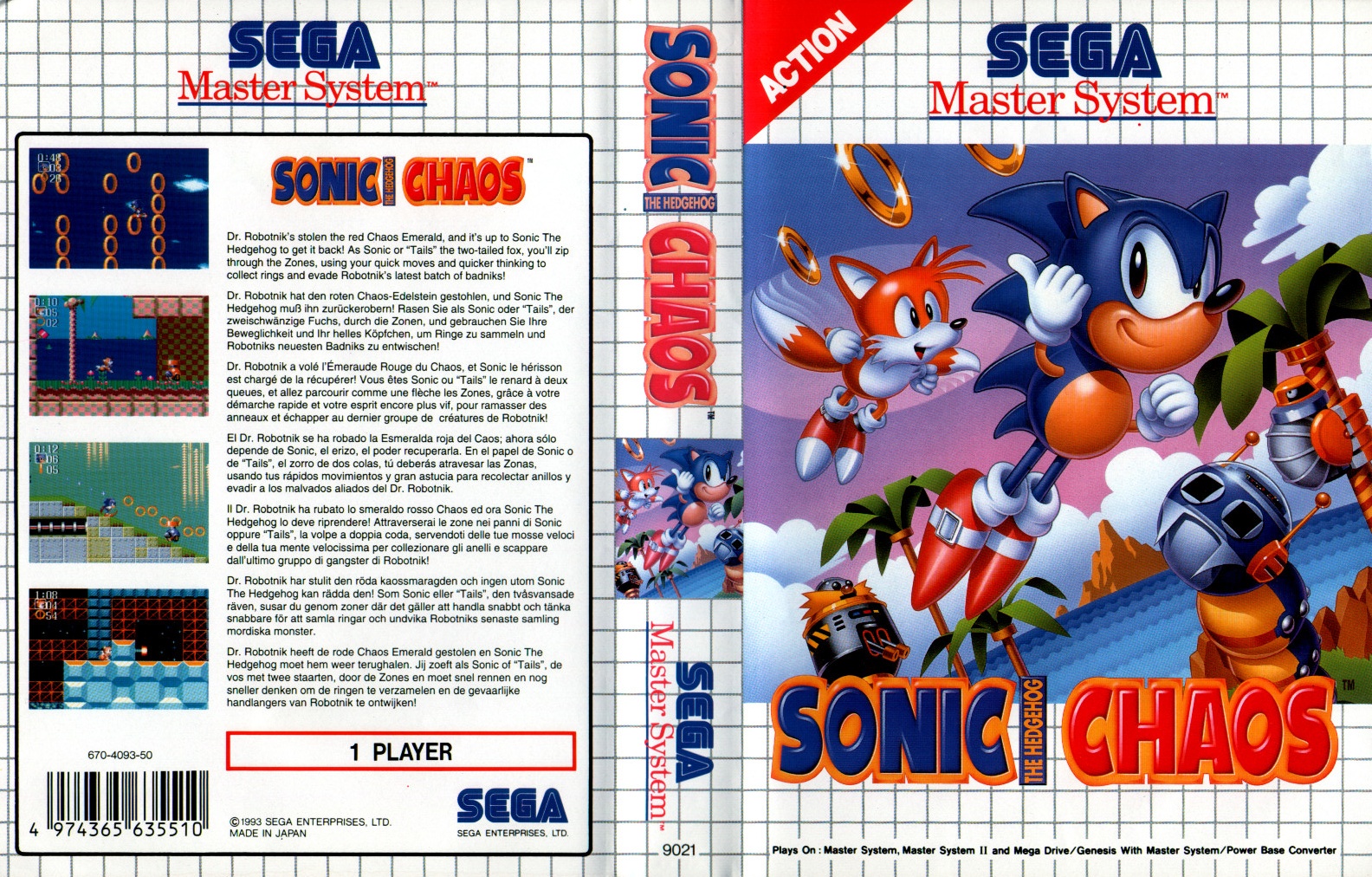 Master System - Sonic Chaos